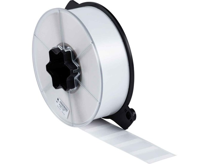 Imágen de Brady Blanco Autoextinguible, Autolaminados Vinilo Transferencia térmica WRAP-12-427 Rollo de etiquetas para impresora de transferencia térmica troquelado (Imagen principal del producto)