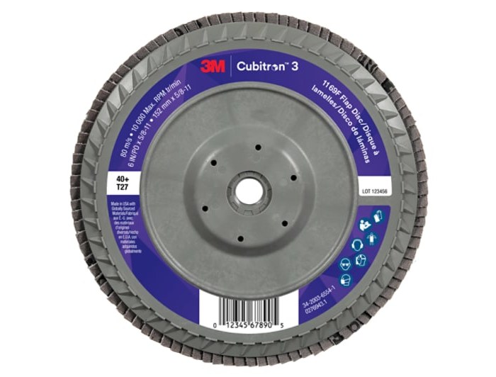 Imágen de 3M Cubitron 3 Disco de hojas 11846 (Imagen principal del producto)