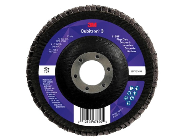 Imágen de 3M Cubitron 3 Disco de hojas 11822 (Imagen principal del producto)