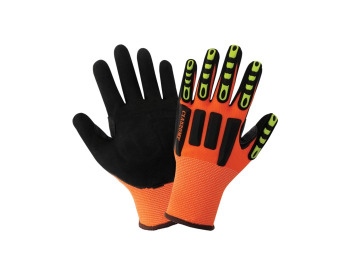 Imágen de Global Glove Vise Gripster C.I.A. Naranja de alta visibilidad 2XG Nailon Guantes de trabajo (Imagen principal del producto)