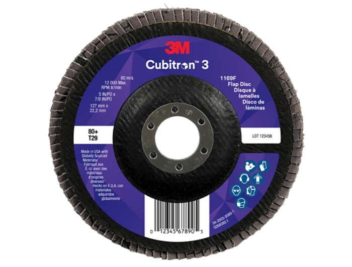 Imágen de 3M Cubitron 3 Disco de hojas 11843 (Imagen principal del producto)