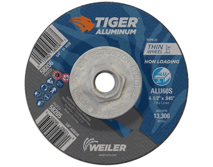 Imágen de Weiler Tiger Aluminum Rueda de corte 58206 (Imagen principal del producto)