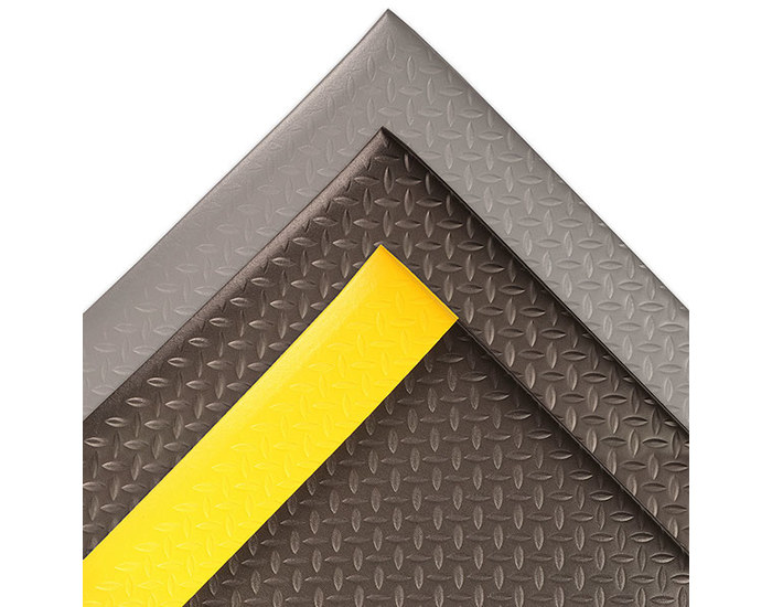 Imágen de Notrax Diamond Sof-Tred 419 Gris PVC Tapete de piso antifatiga y ergonómico (Imagen principal del producto)
