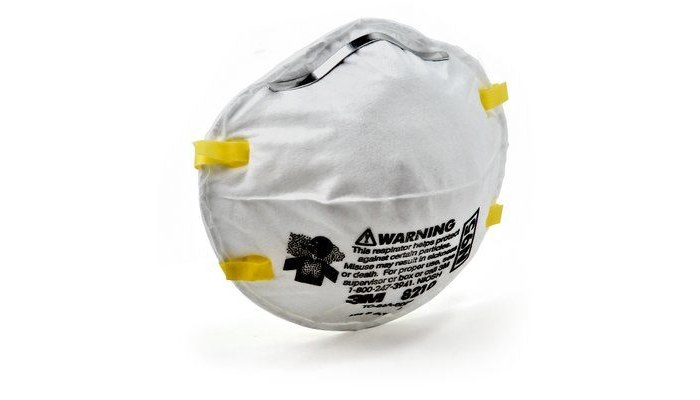 Picture of 3M 8210 White N95 Respirator (Imagen del producto)