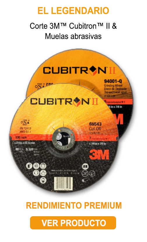 Corte 3M™ Cubitron™ II & Muelas abrasivas