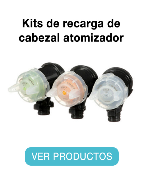 Kits de recarga de cabezal atomizador