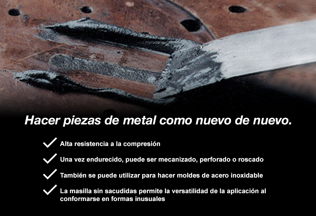 Hacer piezas de metal como nuevo de nuevo.