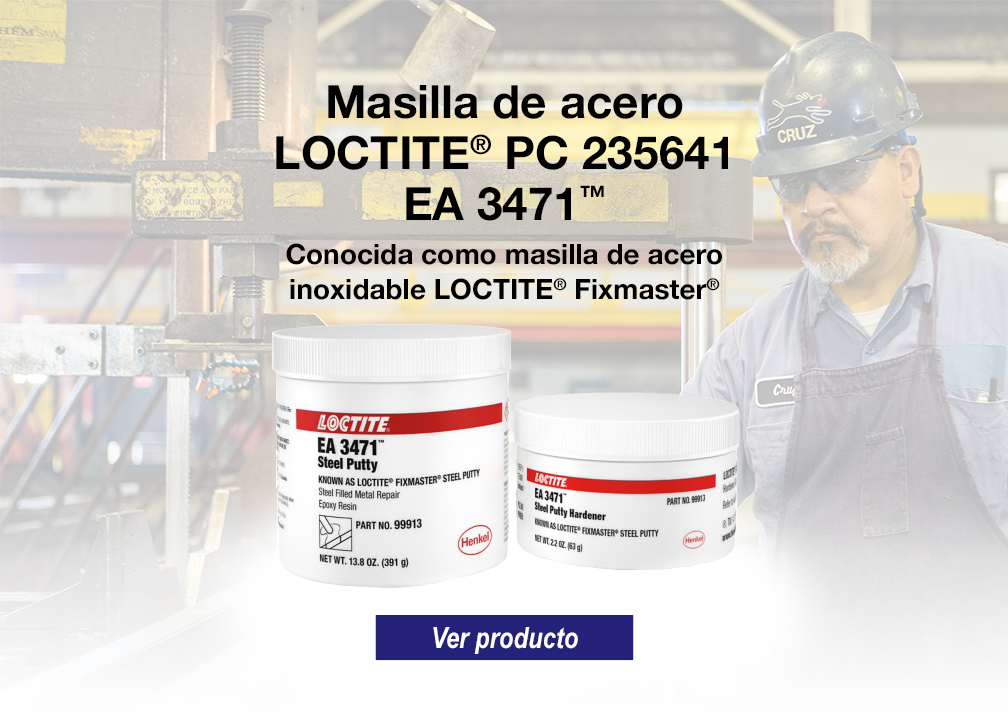 LOCTITE® Fixmaster® Kit de masilla de acero inoxidable