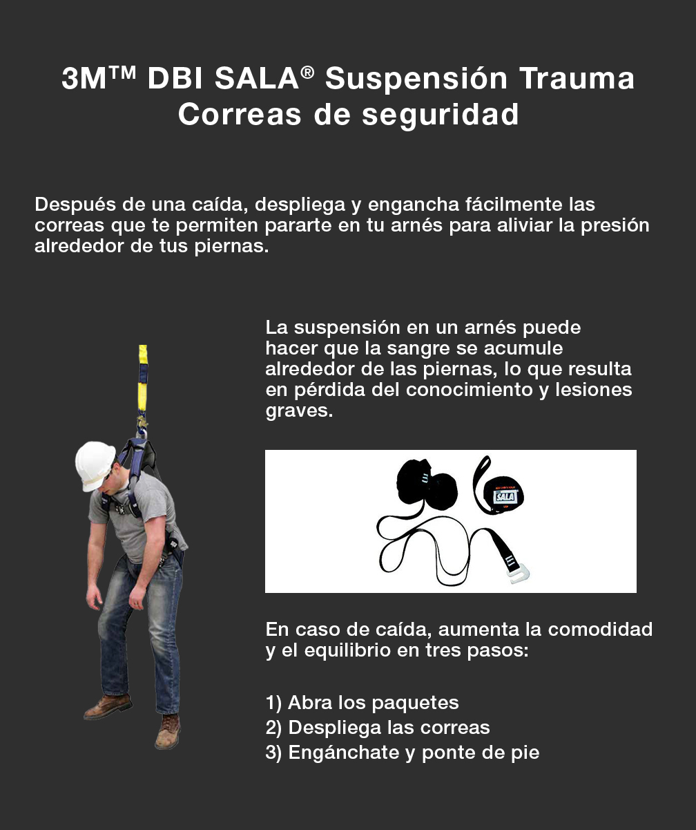 3M™ DBI SALA® Suspensión Trauma Correas de seguridad