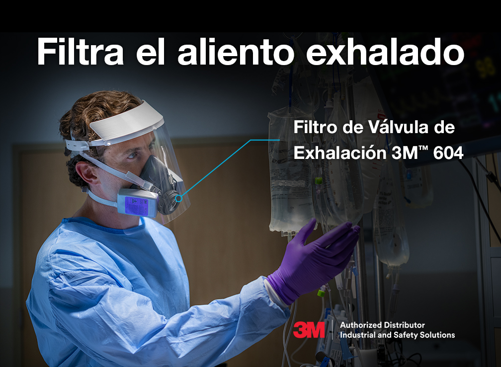 Filtra el aliento exhalado