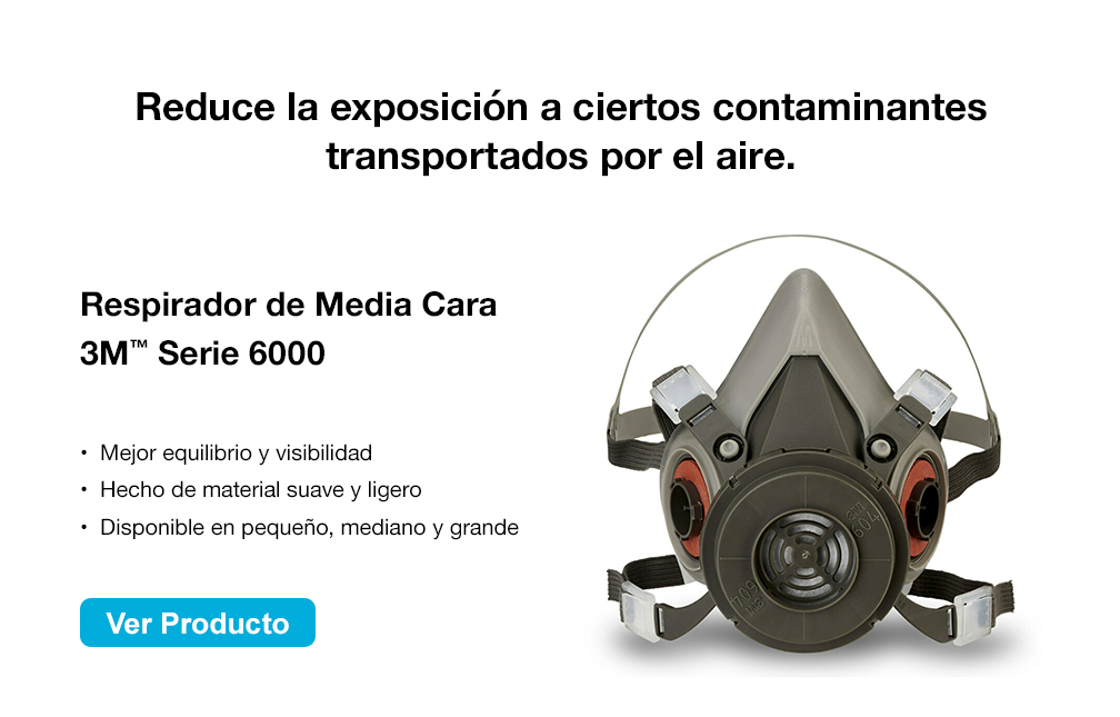 Respirador de Media Cara 3M™ Serie 6000