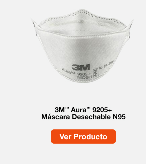 3M™ Aura™ 9205+ Máscara Desechable N95