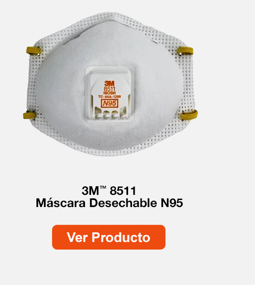 3M™ 8511Máscara Desechable N95