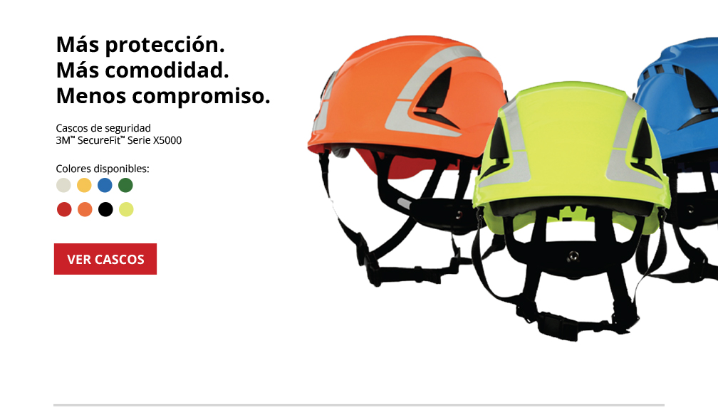 Cascos de seguridad 3M™ SecureFit™ Serie X5000