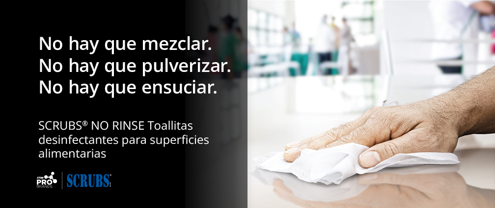 No hay que mezclar. No hay que pulverizar. No hay que ensuciar.