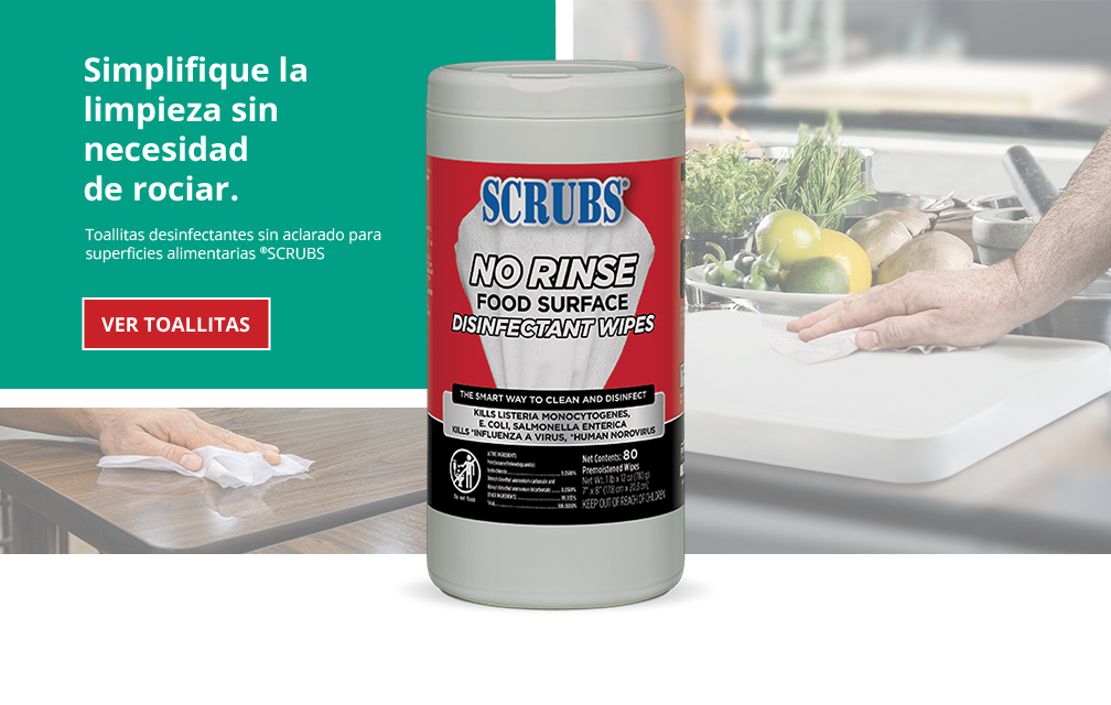 Simplifique la limpieza sin necesidad
de rociar.