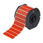 imagen de Brady B30EP-175-593-RD Etiquetas Impresas con Paneles en Relieve - 3 pulg. x 0.75 pulg. - Poliéster - Rojo - B-593