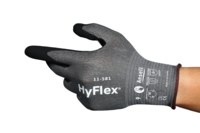 imagen de Ansell HyFlex 11-581 Gris/Negro 9 Intercept - Tungsteno, HPPE, Nylon, Spandex Intercept - Tungsteno, HPPE, Nylon, Spandex Apoyado Guantes resistentes a cortes - 076490-63325