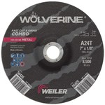 imagen de Weiler Wolverine Cutoff Wheel 56426 - Type 27 - Depressed Center Wheel - 7 in - Aluminum Oxide - 24 - T