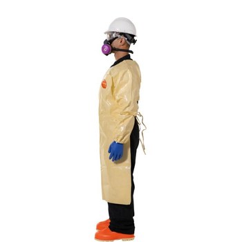 DuPont Tychem 6000 SFR Manipulación de sustancias químicas Bata delantal FS275TLTSM001200 - tamaño Pequeño